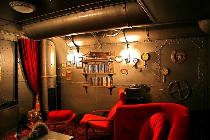 стены в стиле стимпанк стены в стиле стимпанк